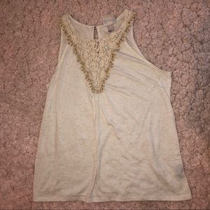Knox Rose Tank top with lace